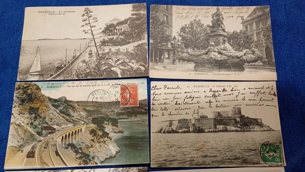 Marseille,13 szt.poczkuwek