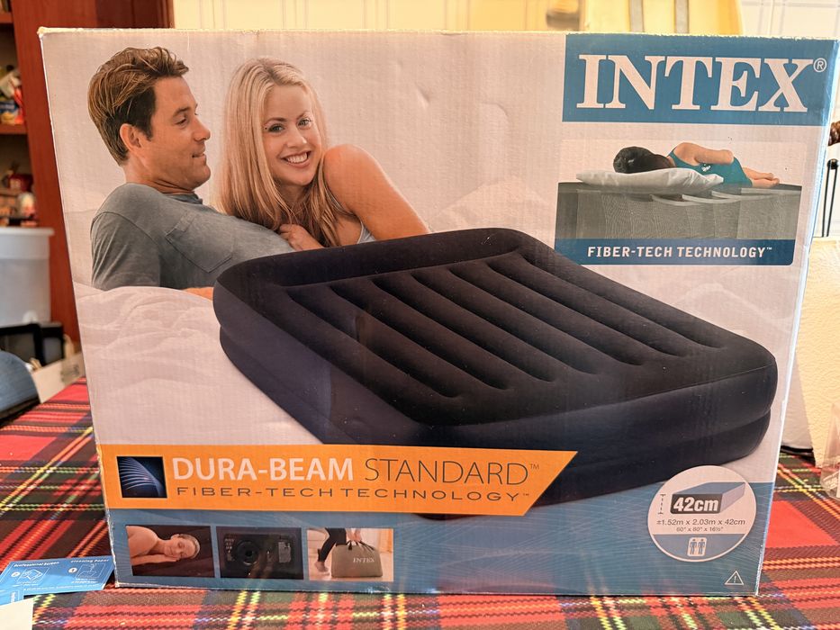 Cama insuflável com bomba (novo)