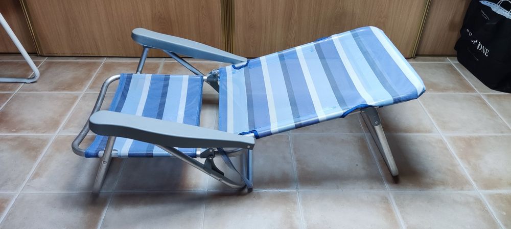Cadeira de praia rebatível