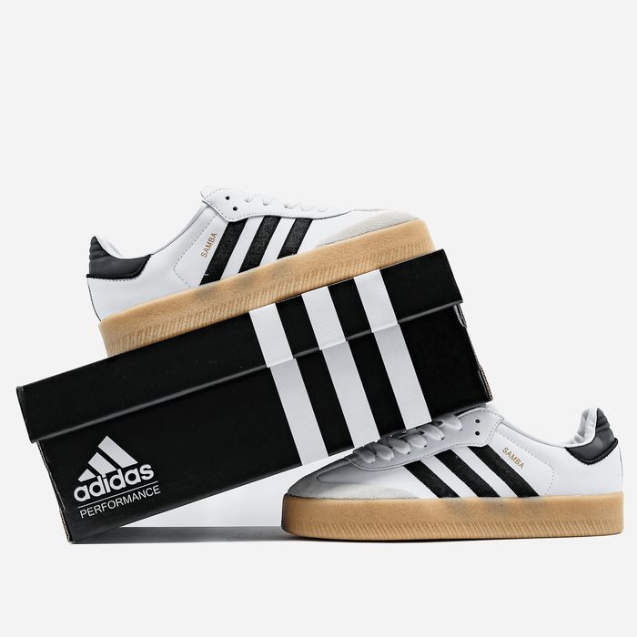 Кросівки Кроссовки Adidas Samba Platform White Белый Білий Кросовки демісезон