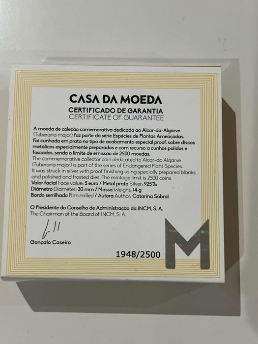 Moeda proof -O Alcar do Algarve
