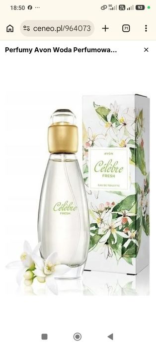 Avon Woda Perfumowana Celebre- Super cena+ Dostawa gratis!!