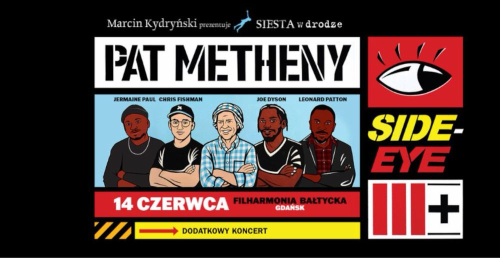 bilet na koncert Pat Metheny - Warszawa 13.06.2026