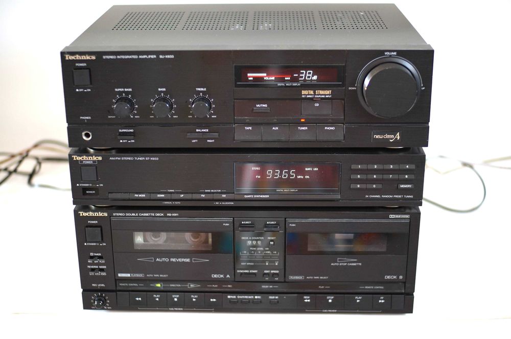 Wieża Technics SU-X911, ST-X933, RS-X911 - ładny stan, 100 % sprawny