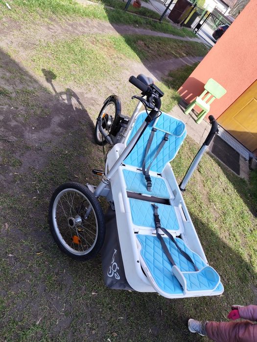 Trójkołowy rower do przewozu dzieci elektryczny Taga 2.0 EPAC