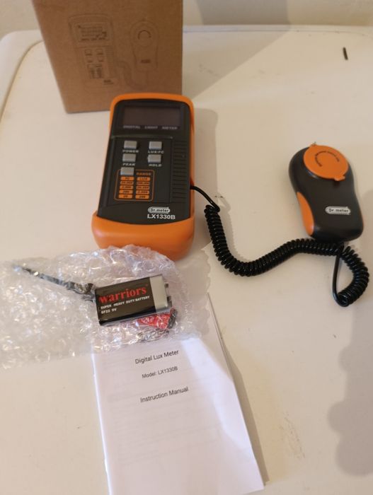 Nowy Luksomierz Cyfrowy Dr.meter LX1330B - Precyzyjny Pomiar Oświetlen