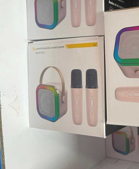 Zestaw karaoke z 2 mikrofonami
