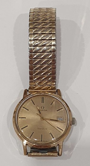 Zegarek Retro OMEGA GENEVE Automat Pozłacany 1976 Oryginał - Łódź