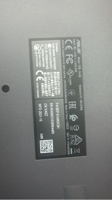 Asus f415e 15 2022