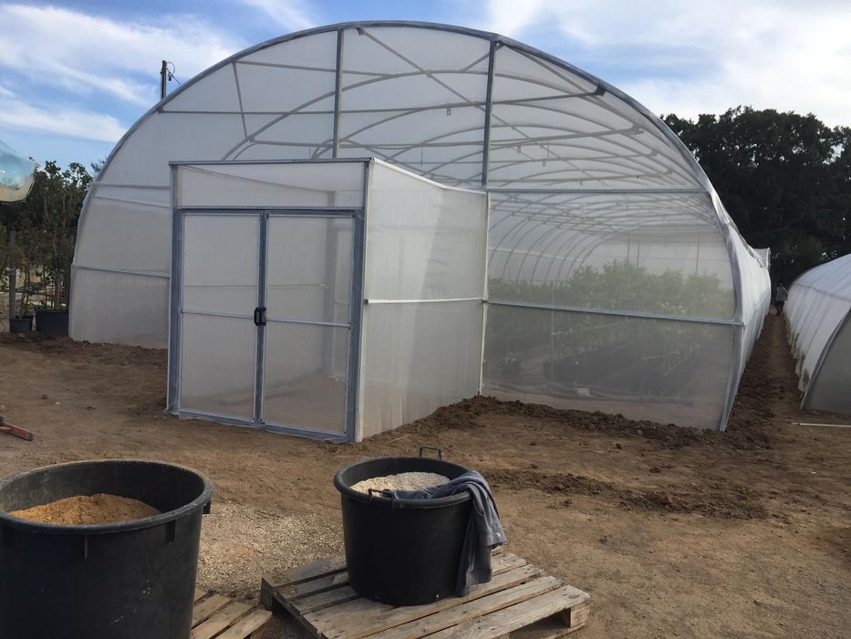 Estufas reta planta usadas