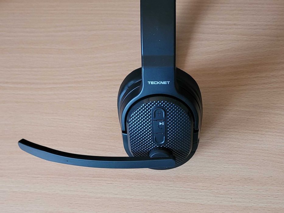 Tecknet zestaw słuchawkowy bluetooth z mikrofonem i redukcją szumów