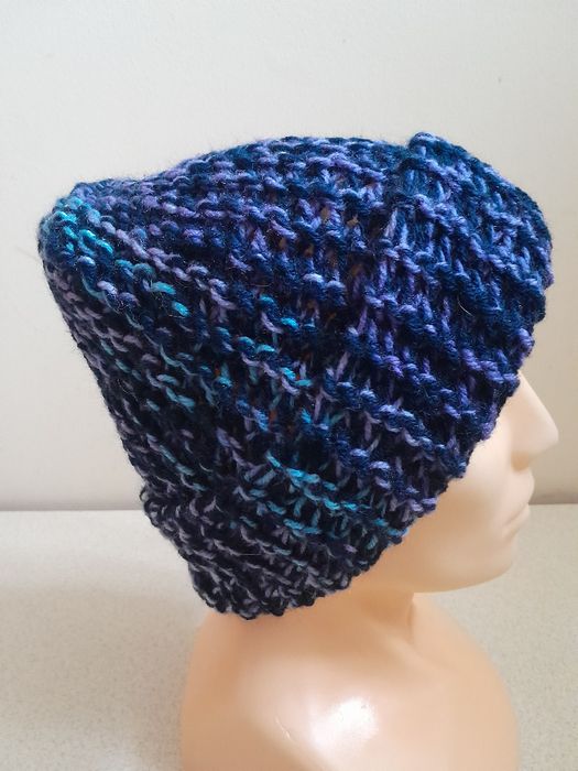 Czapka beanie granatowa