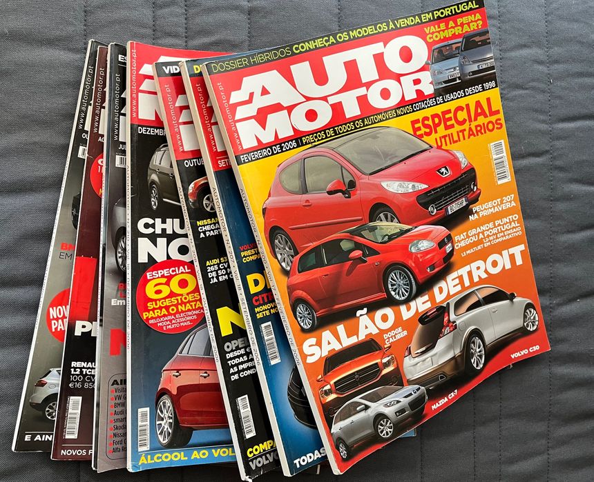 Lote de revistas Automotor em bom estado