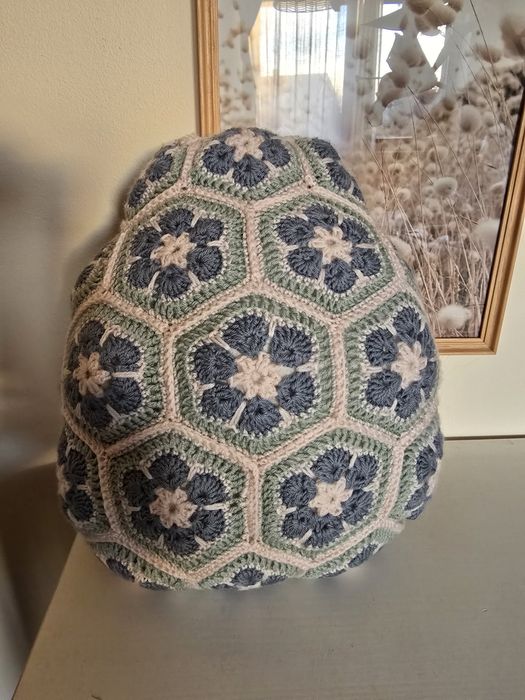Sowa na szydełku handmade dziergana