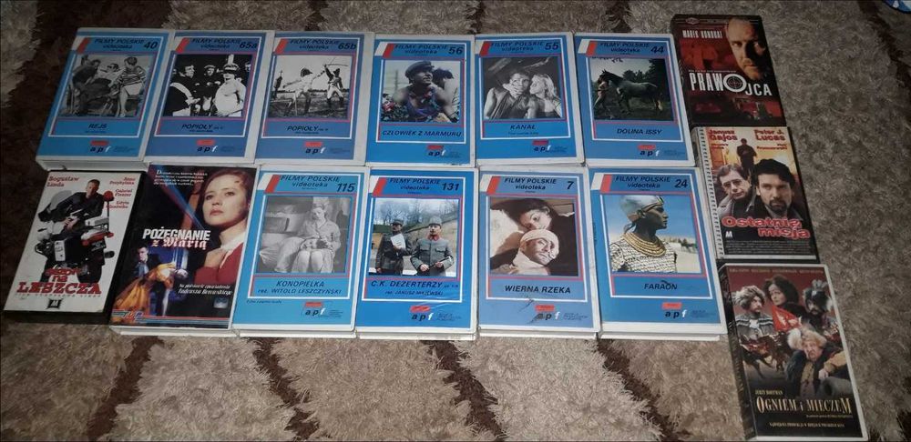 Polskie filmy VHS Rejs ,Faraon i inne