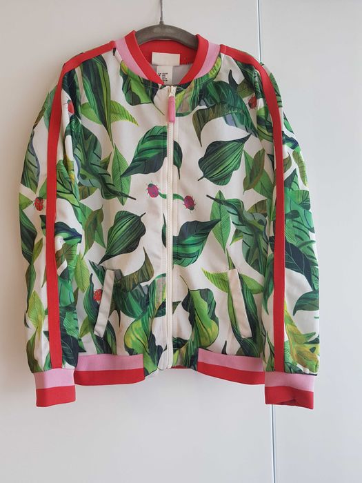 Nowość 2025:) bomberka liście biedronki H&M roz 122/128