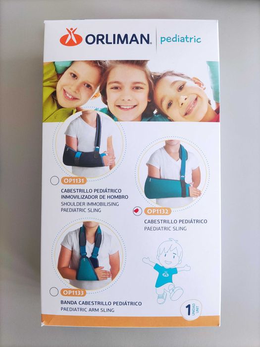 Orliman suporte pediátrico imobilizador ombro/braço
