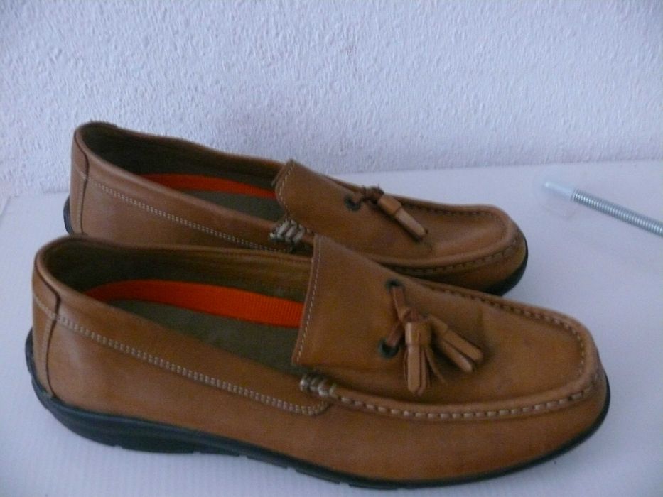 Męskie mokasyny skóra 100% roz.uk.8.5/42.5