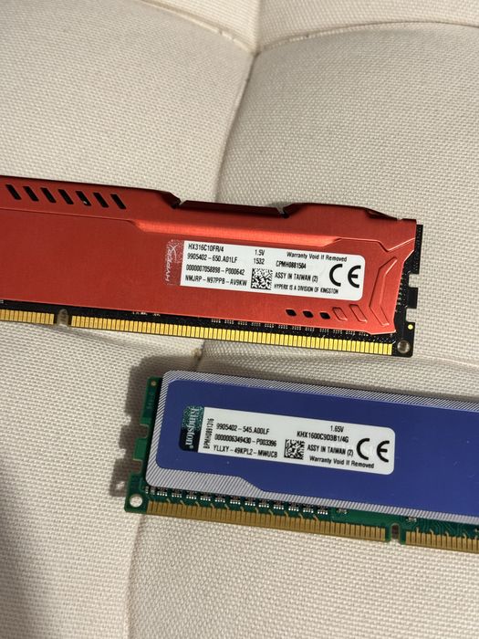 Pamięć RAM DDR3 HyperX 2×4GB 1600MHz 8GB CL9/CL10 Kingston