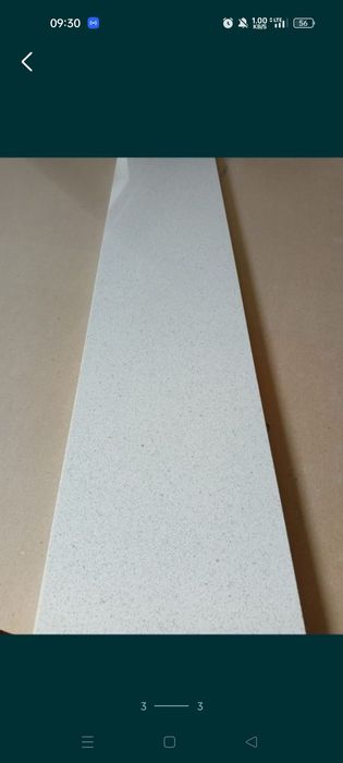 Parapet wewnętrzny konglomerat Bianco grey Poznań Gorzów
