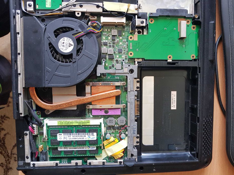 Ноутбук ASUS K50ID под разборку, 8 Гб ОЗУ, Core P9500, SSD+HDD