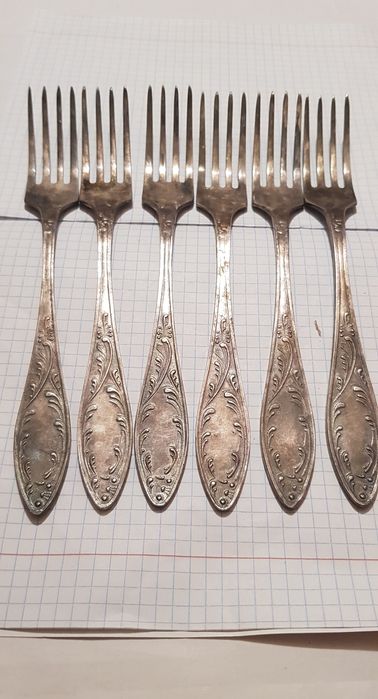 Вилки СССР посеребрение мнц как новые.