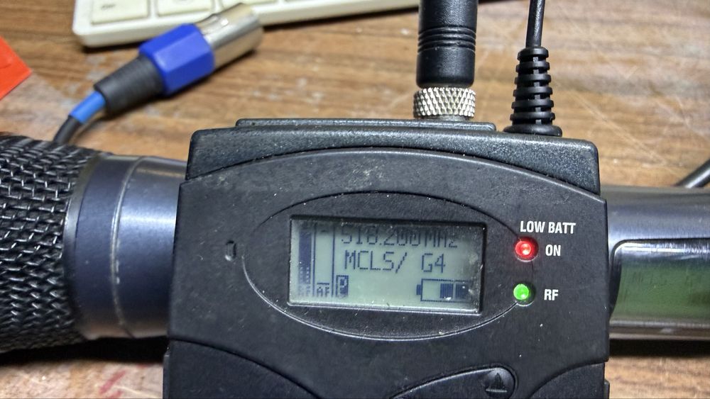 Microfenes sem fio sennheiser