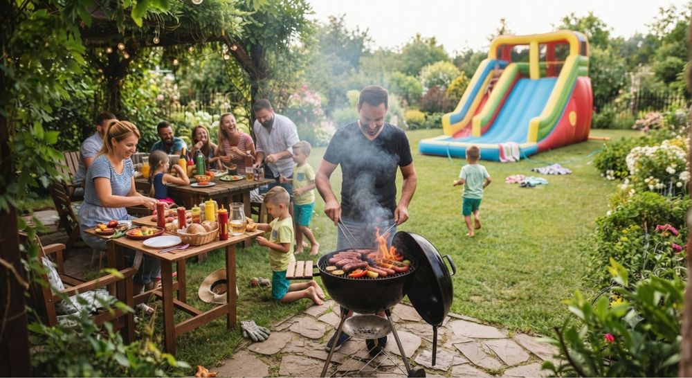 Kompleksowe Urodziny dmuchaniec piana party