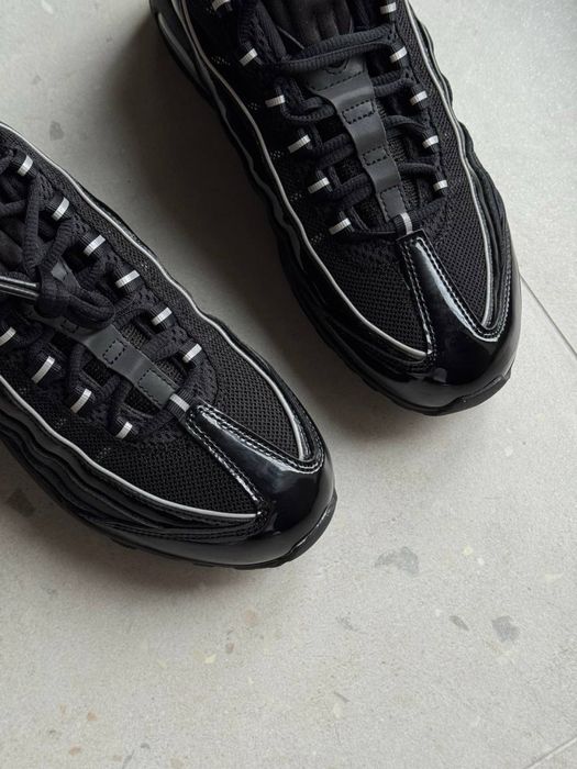 Оригинал Nike Air Max 95 OG ‘Black Patent’ (IB6397 001) черние найк аир макс