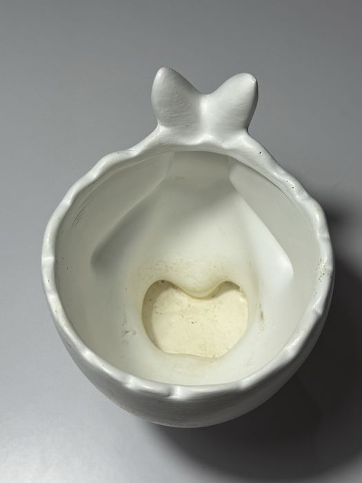 Doniczka / osłonka ceramiczna królik/ dekoracja wielkanocna