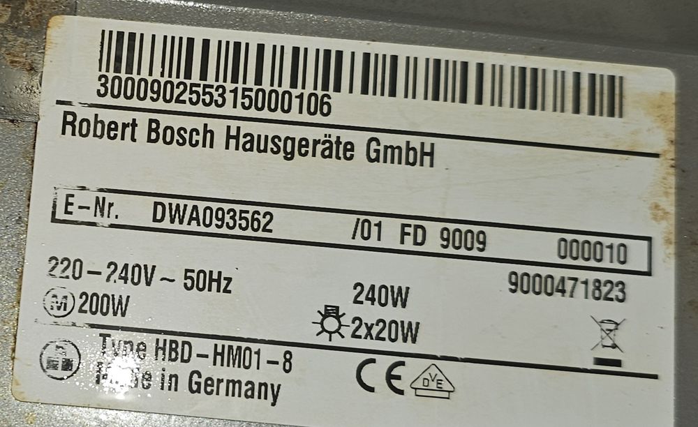Sprzedam okap kuchenny Bosch – 150 zł