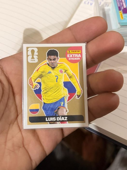 Luis Diaz Extra Sticker Gold