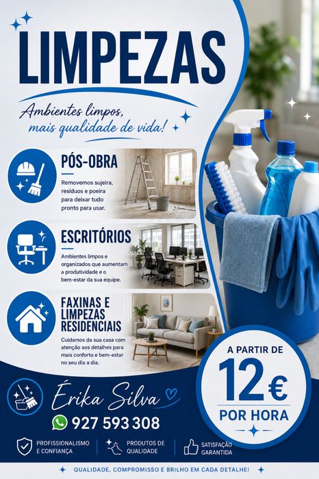 Serviços de limpeza