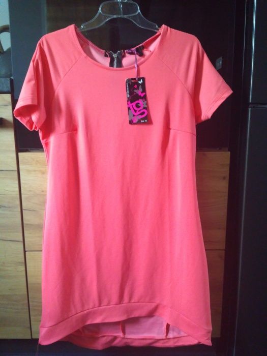 Neonowa sukienka L/XL