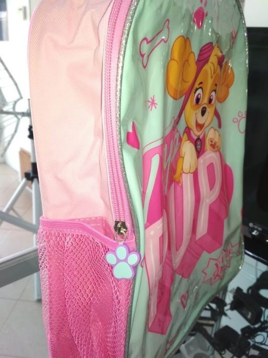 MEGA PREÇO:Mochila Patrulha Pata Skye "Top Pup" 38 cm NOVAS