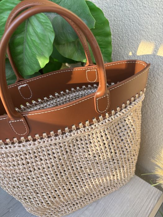 Torebka handmade beżowa