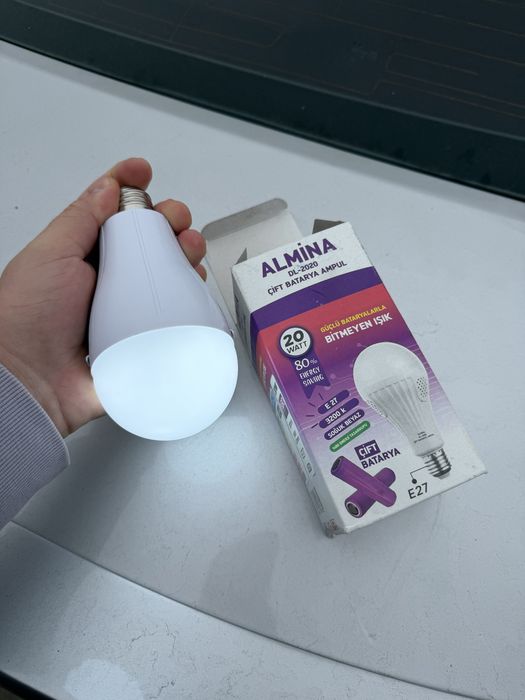 ‼️Аккумуляторна Лампочка 20W Лампа E27 фонарь аварійна ‼️