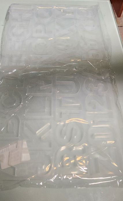 Molde de silicone para resina Alfabeto completo (NÃO ENVIO Á COBRANÇA)