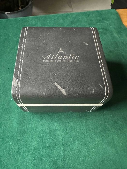 Zegarek Atlantic Seabase Stalowy z białą tarczą, nowa bateria i pasek