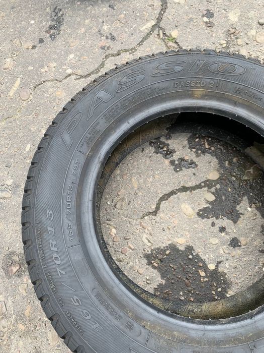 Шини 165/70 R13 пара Debica  літо 6/6,5мм