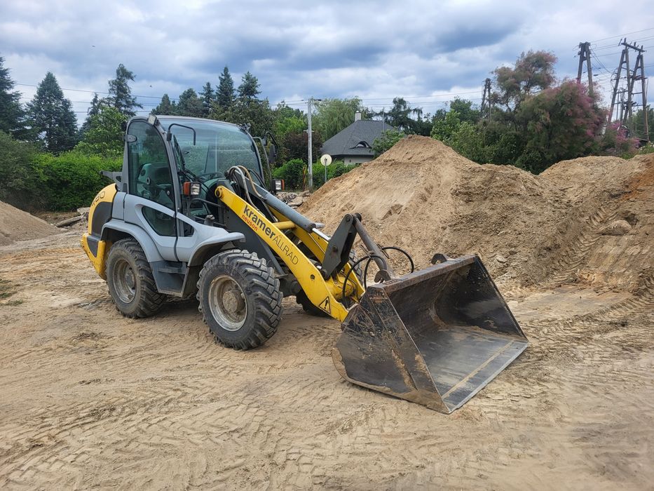 Usługi Ładowarką minikoparką wynajem prace ziemne wykopy widły
