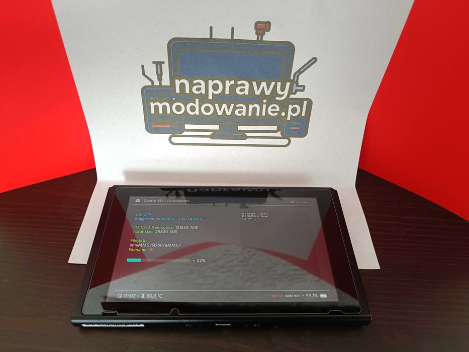 Nintendo V1/V2 modchip Hwfly mod CFW przeróbka atmosphere HEKATE