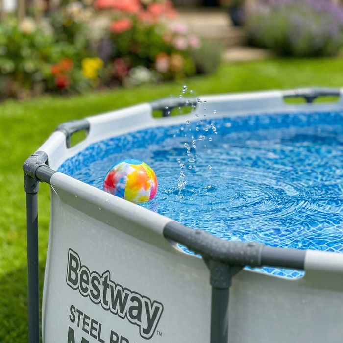 Wytrzymały Basen Ogrodowy Bestway 4678L Tritech Letni Relaks | PREMIUM