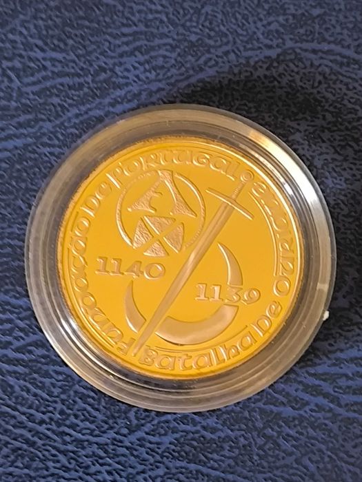 Moeda de prata PROOF – 250$00 – Fundação de Portugal – Batalha de Ourique (1989)