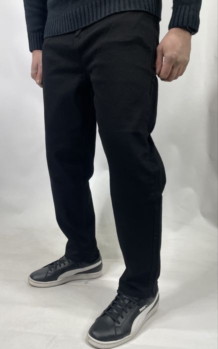 Мужские джинсы м о м производства Турции в черном цвете в топ качестве