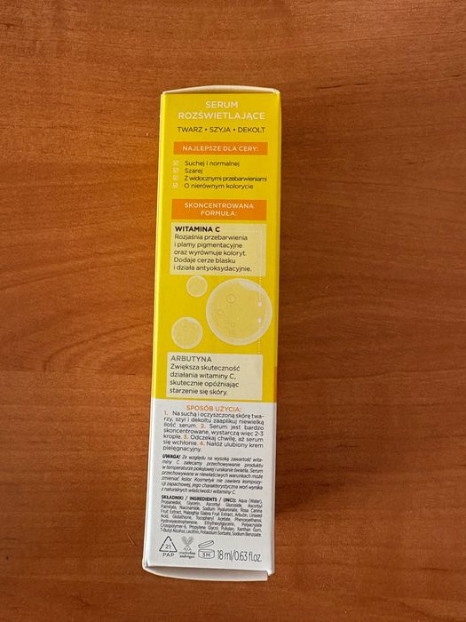 Serum rozświetlające witamina C Eveline