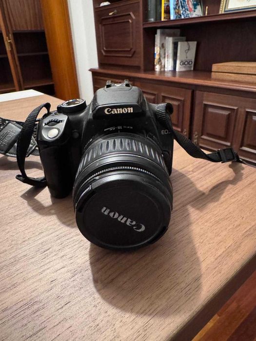 Kit Fotografia Canon EOS + Lente 18-55mm + Lente Telefoto 75-300mm + Tripé