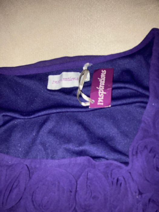 Piękna , fioletowa sukienka