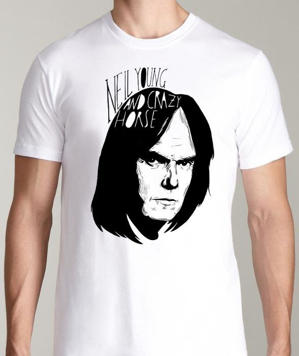 Bob Dylan / Neil Young / Johnny Cash / Leonard Cohen- T-shirt - Nova