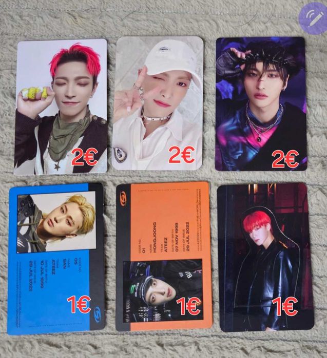 Photocard kpop - Ateez, TXT, BTS, Enhypen